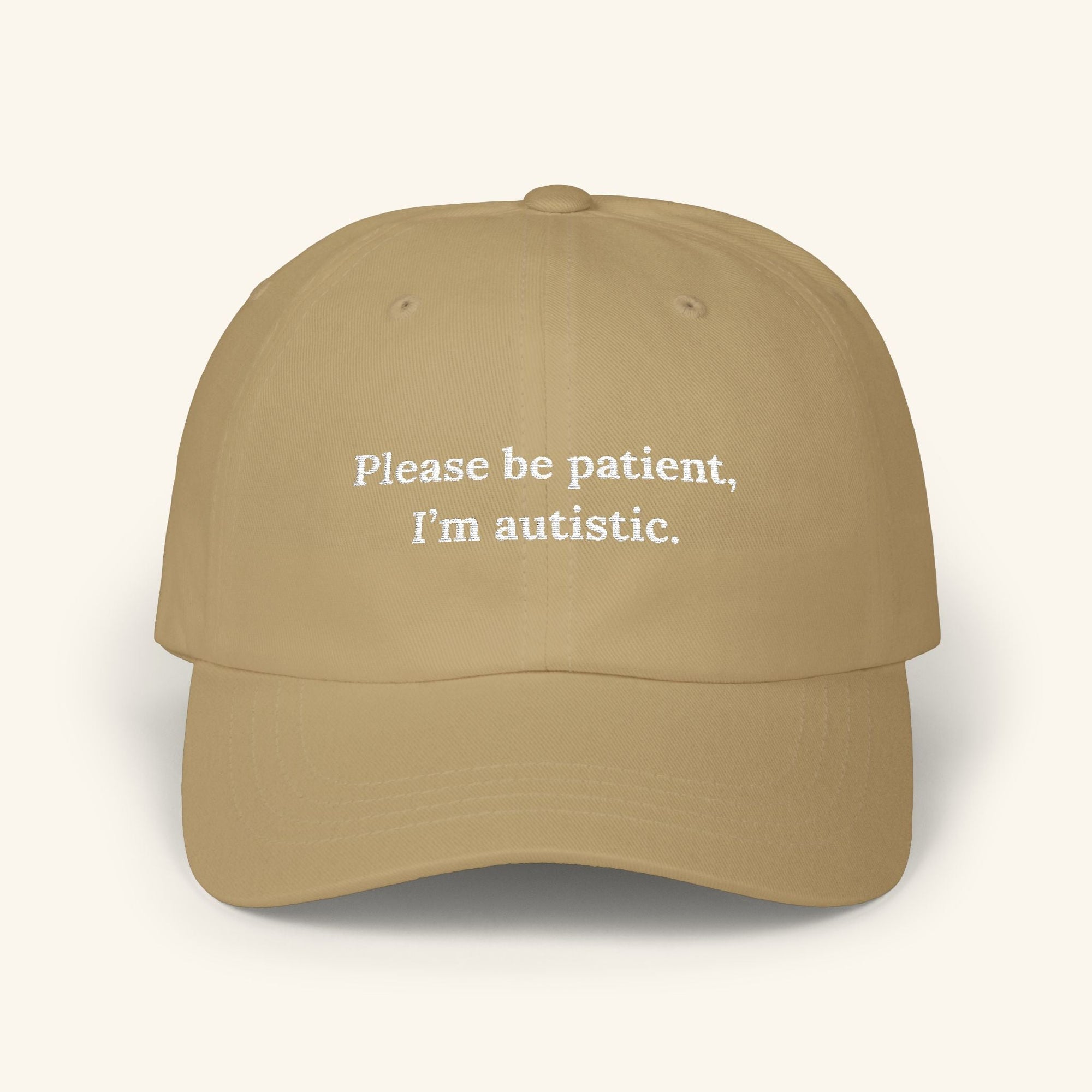 Please Be Patient, I'm Autistic Hat - Quiet Boundary Cap