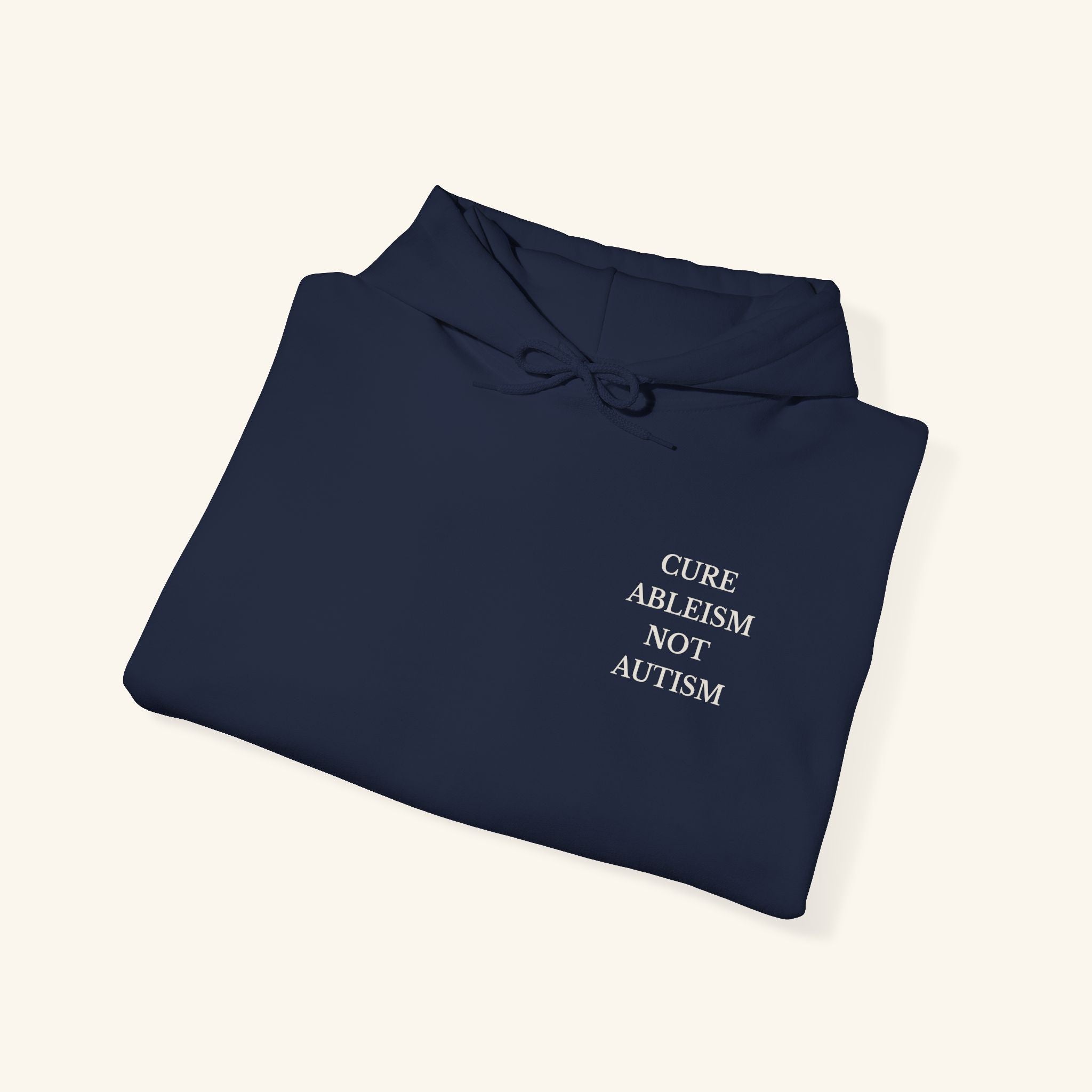 Cure Ableism, Not Autism Hoodie