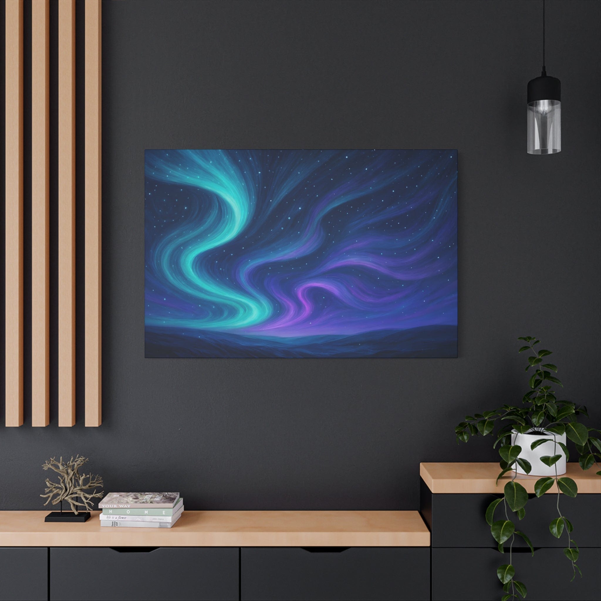 Aurora Within — Autism Canvas Art 48″ x 32″ (Horizontal) / 1.25"