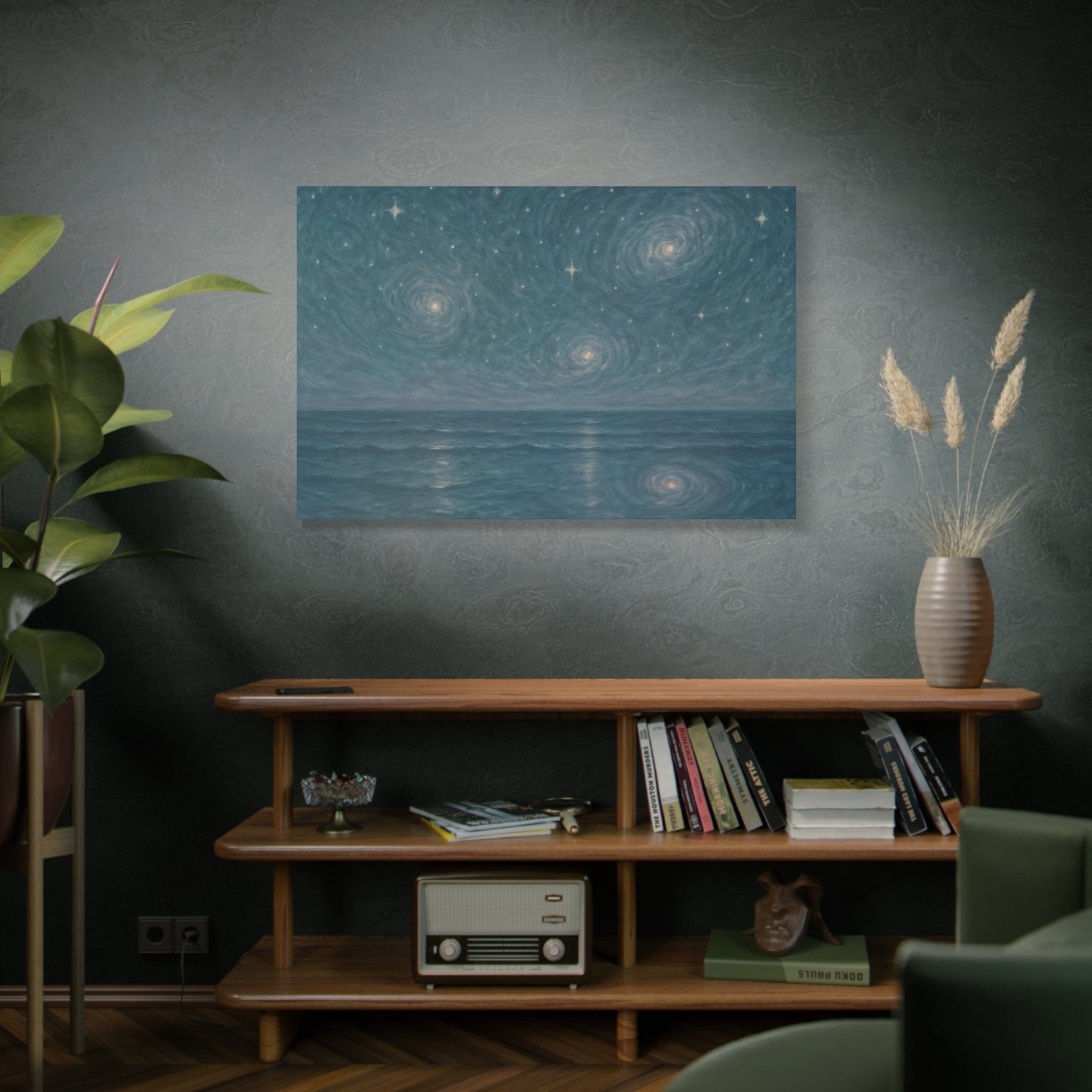 Celestial Stillness — Autism Wall Art 48″ x 32″ (Horizontal) / 1.25"