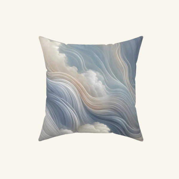 Flows of Angel Hair – Sensory Pillow 16" × 16"