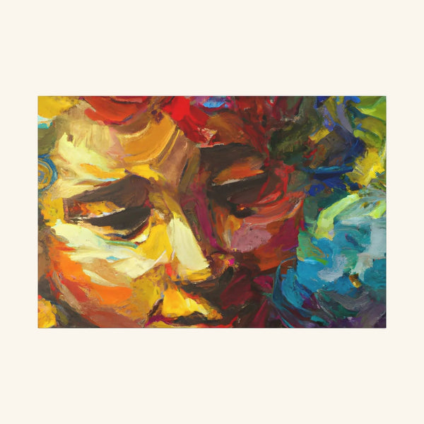 Rembrandt - LGBTQ+ Gay Art 48″ x 32″ / Premium Gallery Wraps (1.25″)
