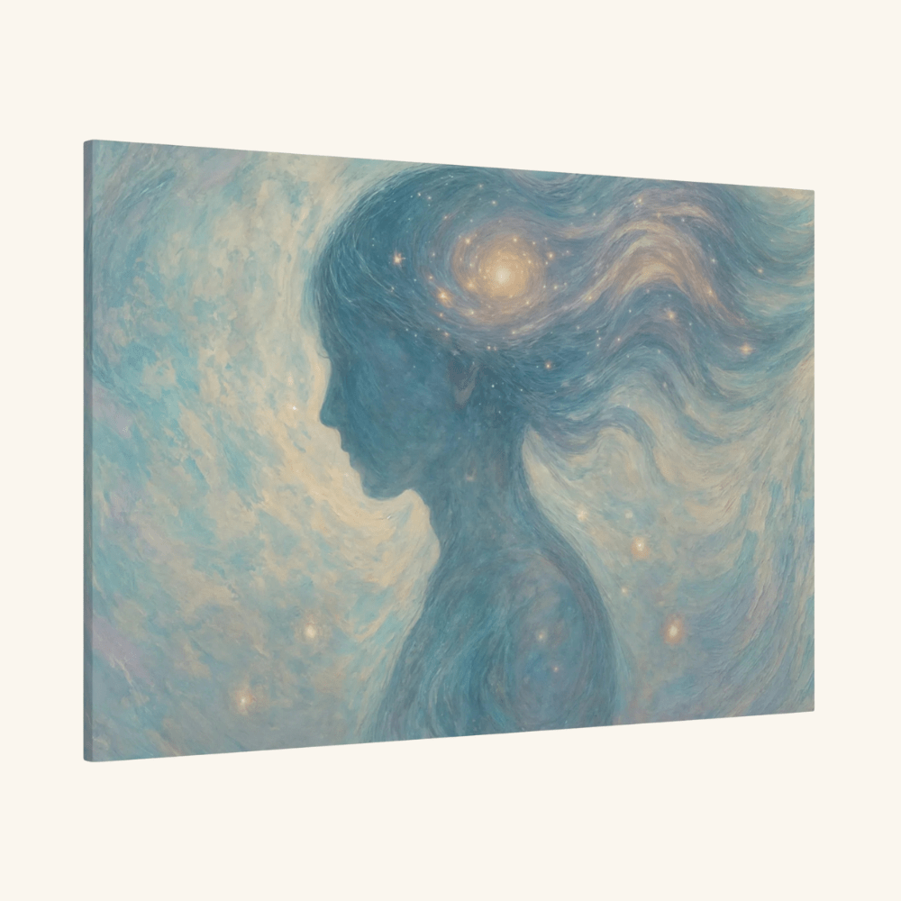 Starlit Mind — Autistic Artwork 48″ x 32″ (Horizontal) / 1.25"