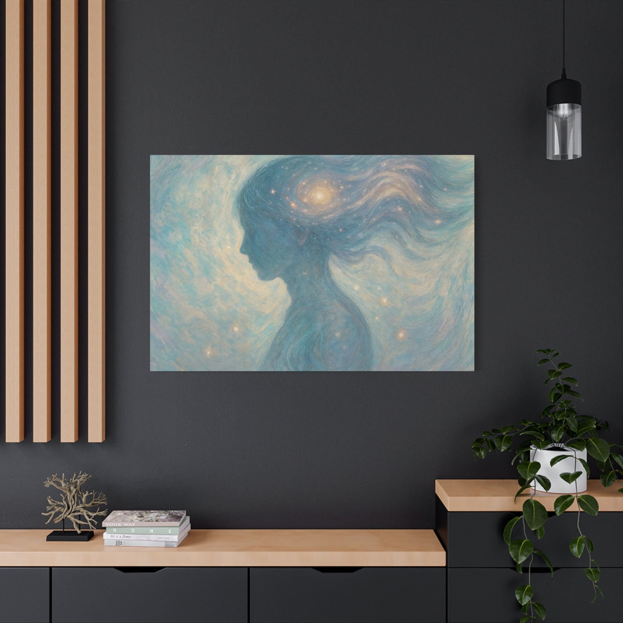 Starlit Mind — Autistic Artwork 48″ x 32″ (Horizontal) / 1.25"