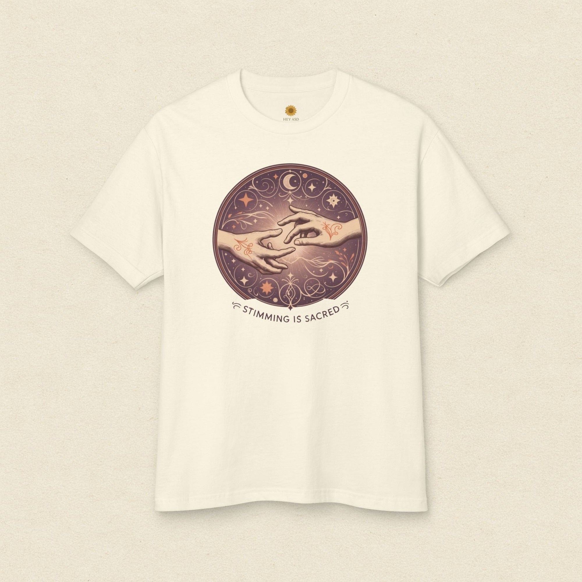 Stimming Is Sacred Autism Tee Ivory Calm / S