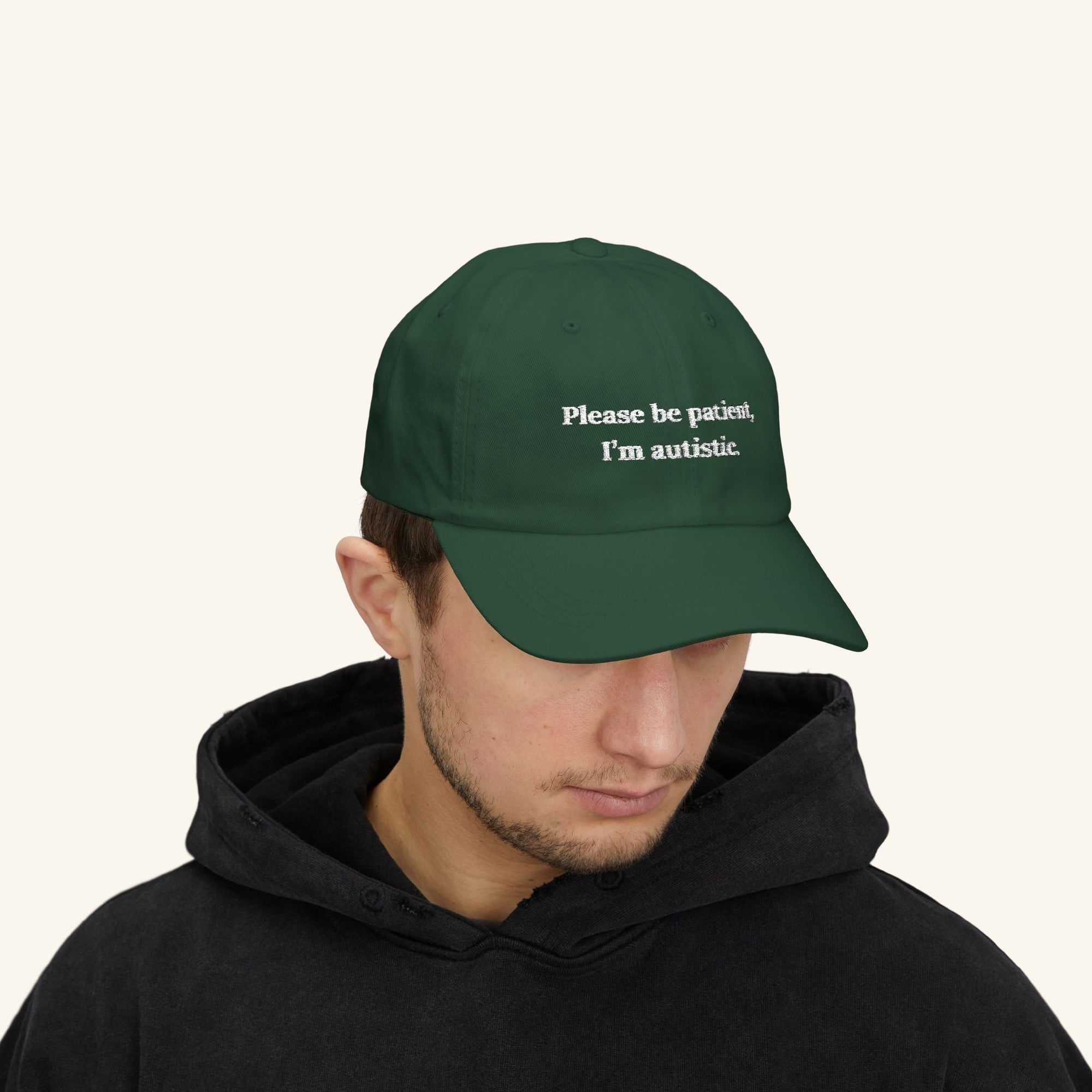 Please Be Patient, I'm Autistic Hat - Quiet Boundary Cap