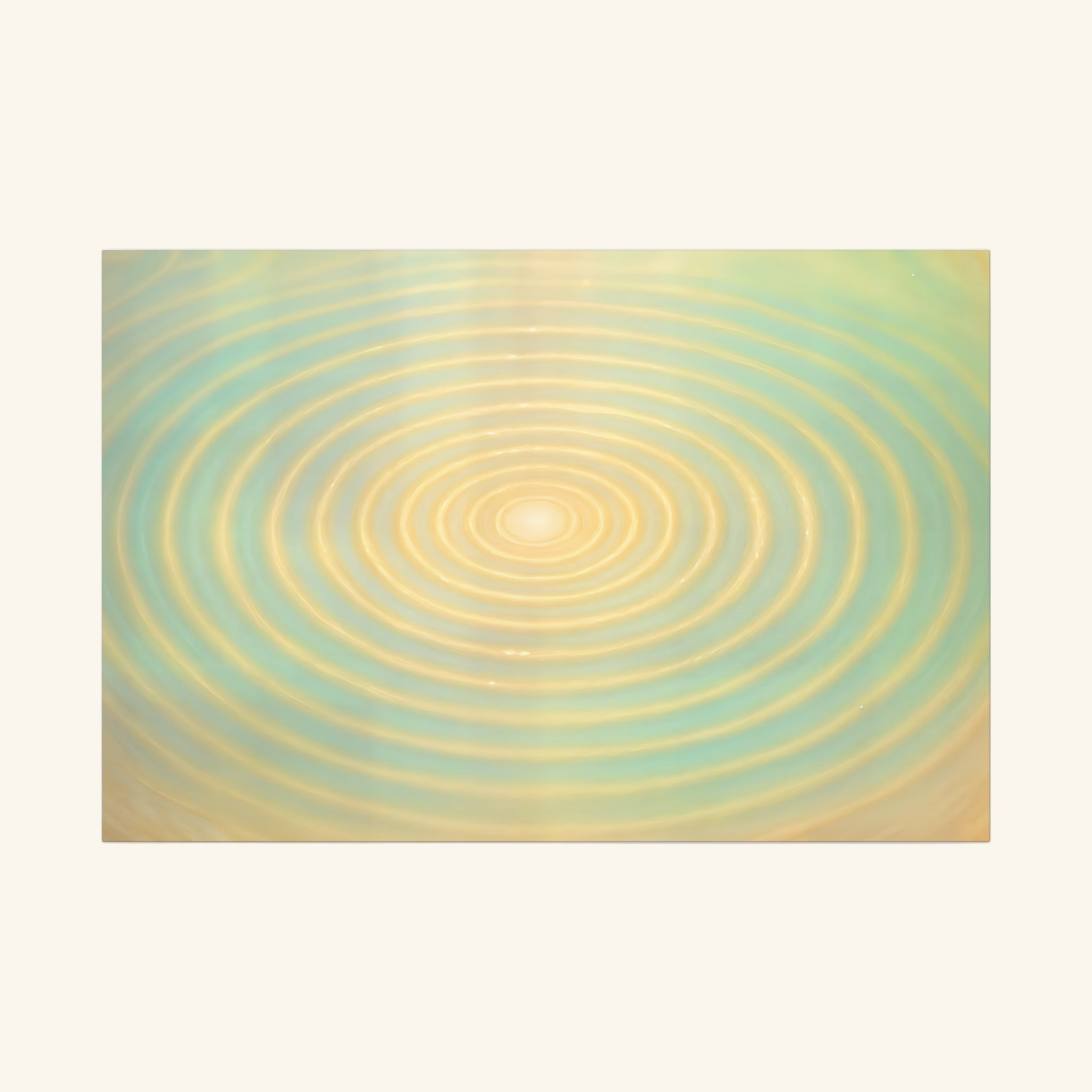 Abstract circular design with concentric rings on a white background