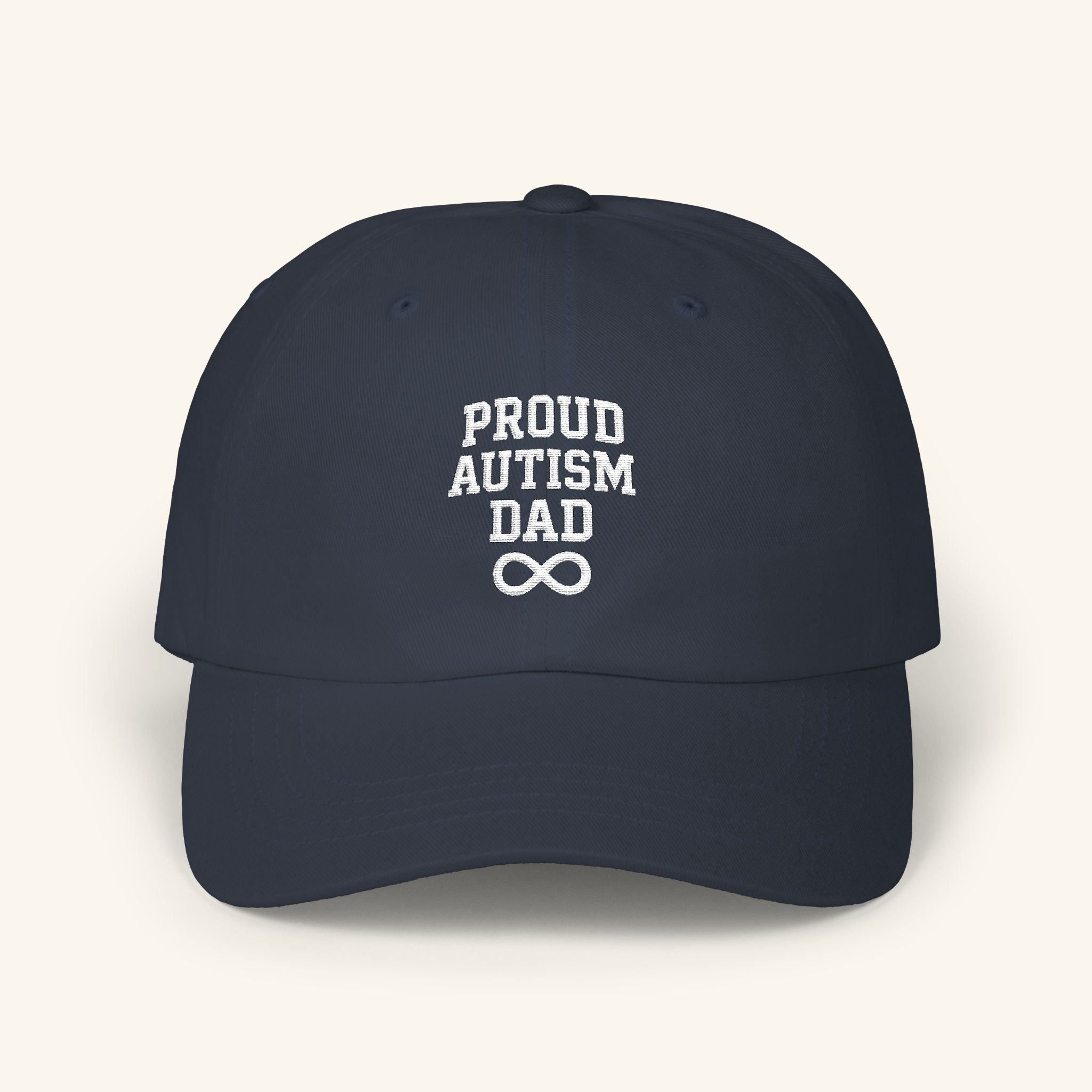 Proud Autism Dad Hat w/ Embroidered Infinity Symbol