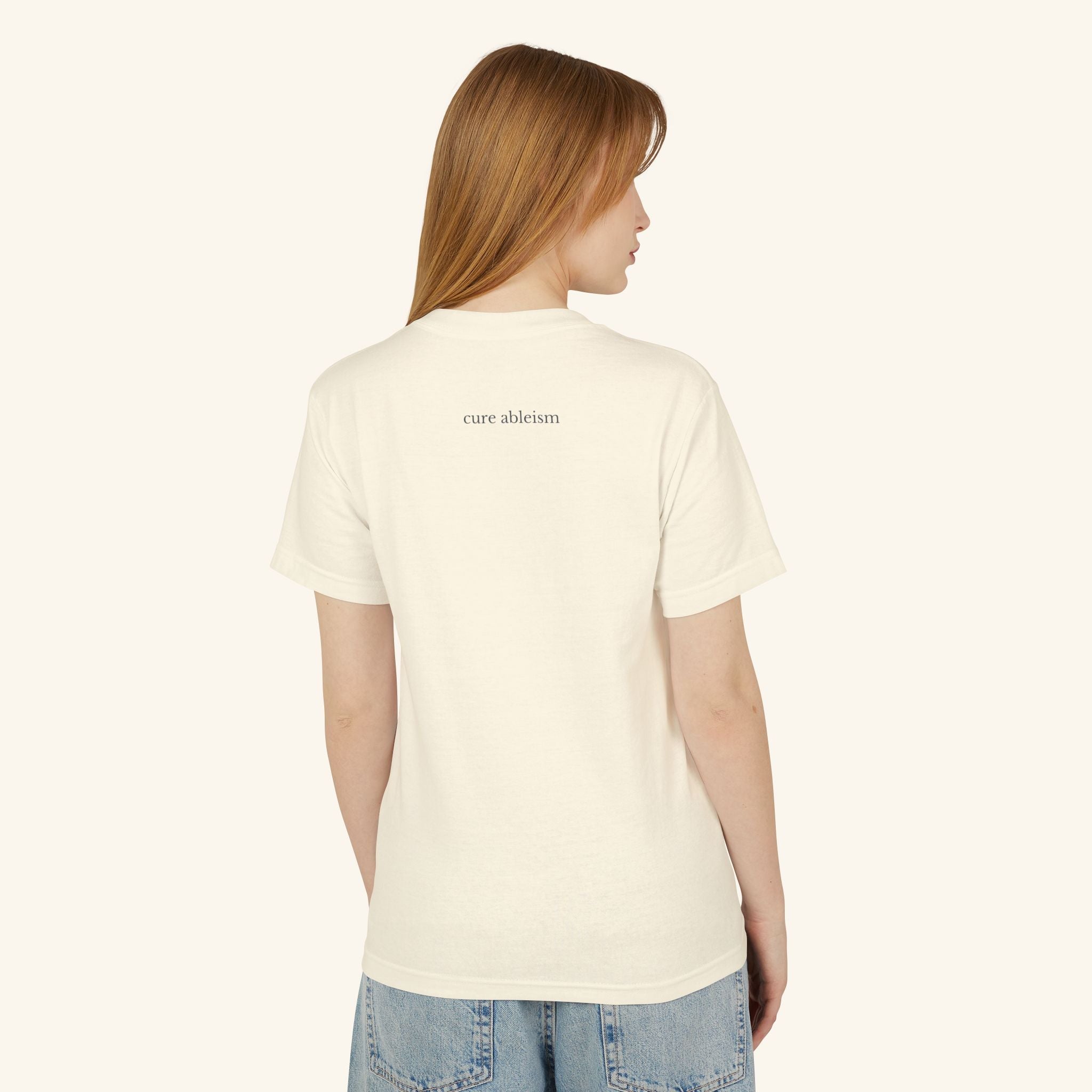 Ableism Is the Disease T-Shirt — Cure Ableism Tee
