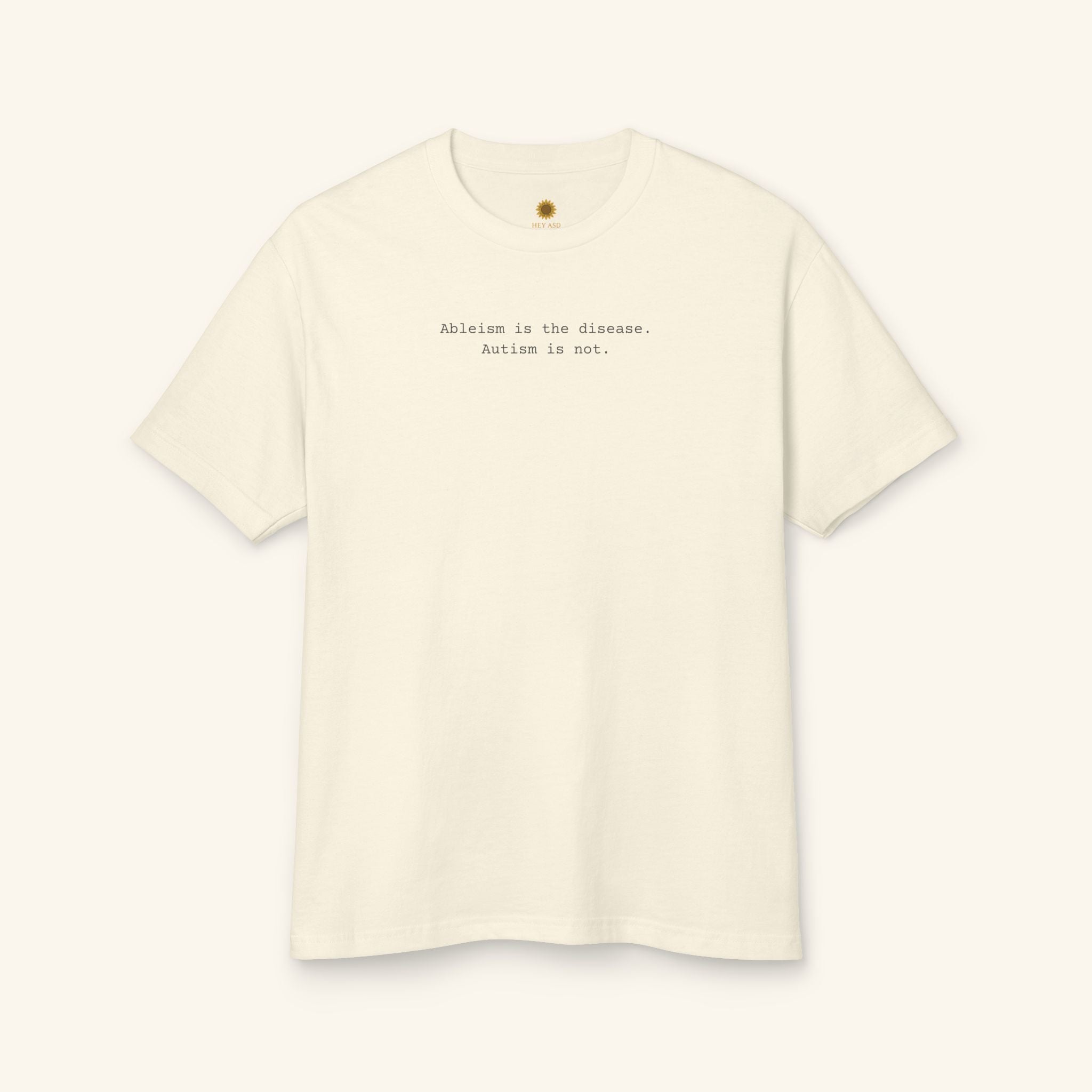 Ableism Is the Disease T-Shirt — Cure Ableism Tee