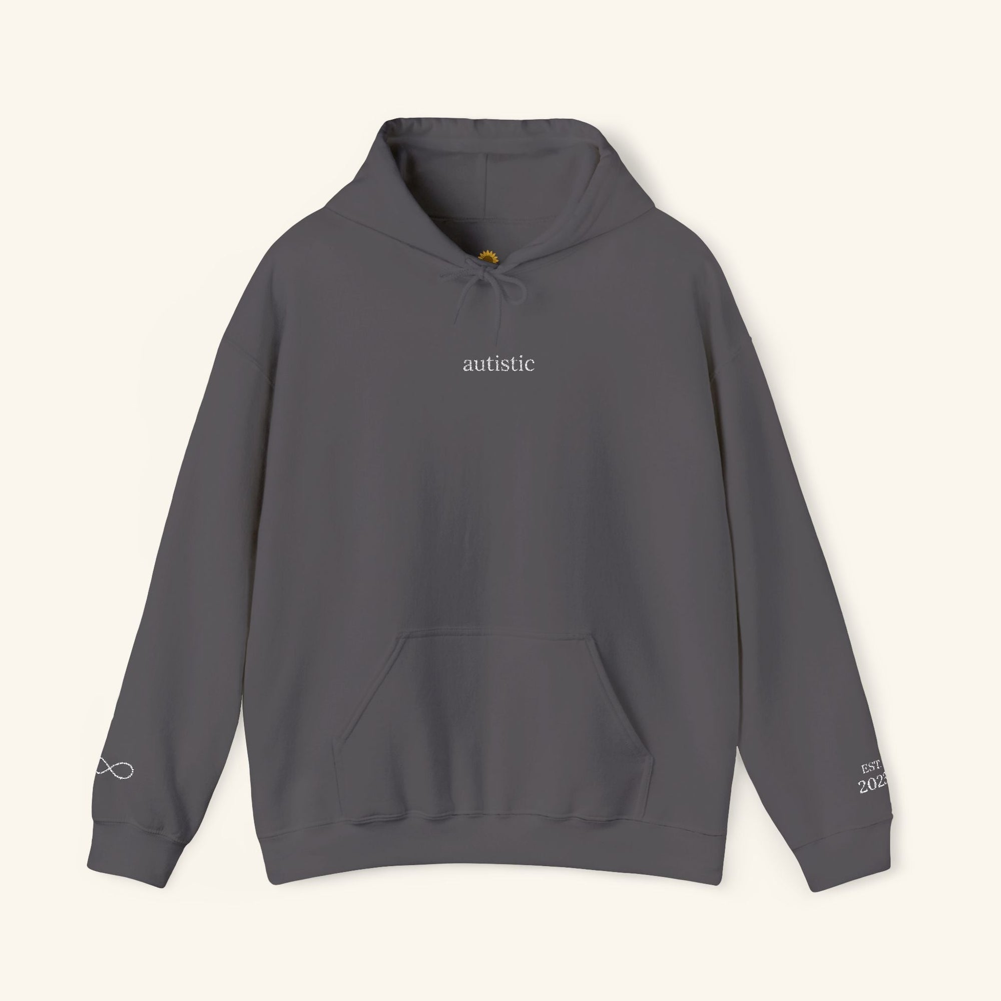 Autistic Embroidered Hoodie