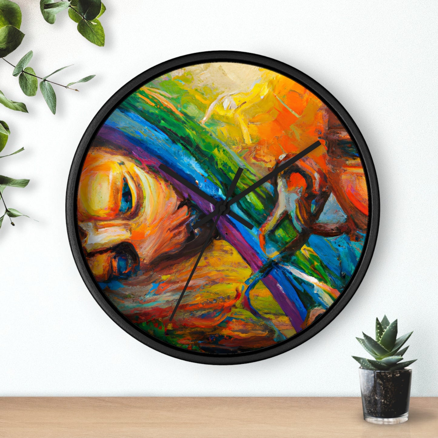 Rembrandt - Autism-Inspired Wall Clock