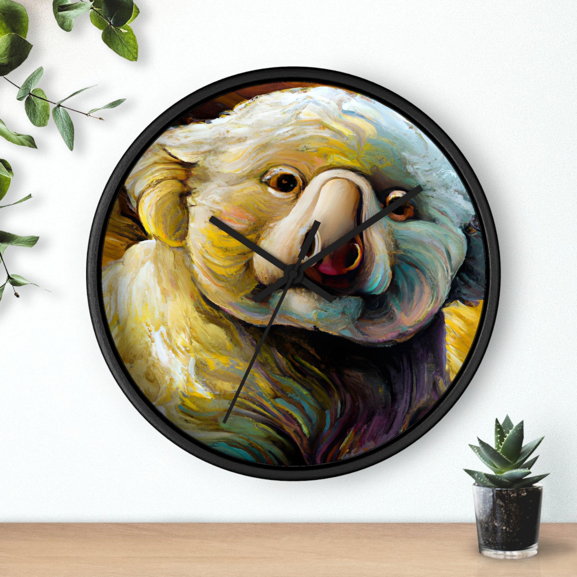 VibrantPaletteArtist Wall Clock