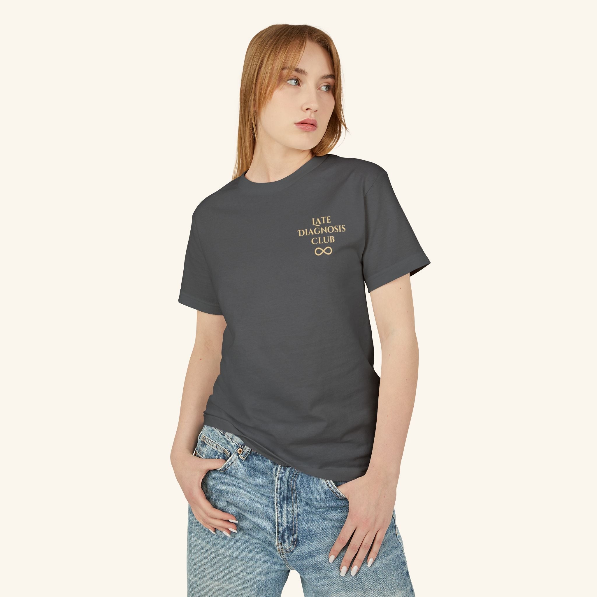 Late Diagnosis Club T‑Shirt (Sensory‑Friendly)