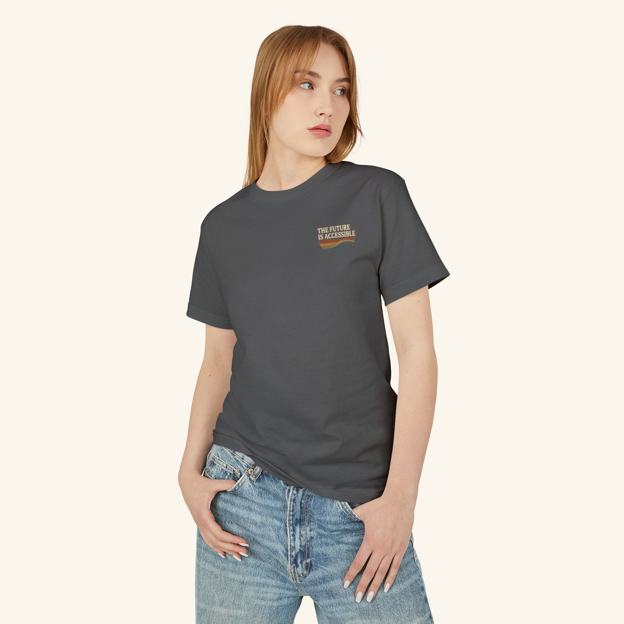 The Future is Accessible Tee - Minimalist & Sensory-Friendly