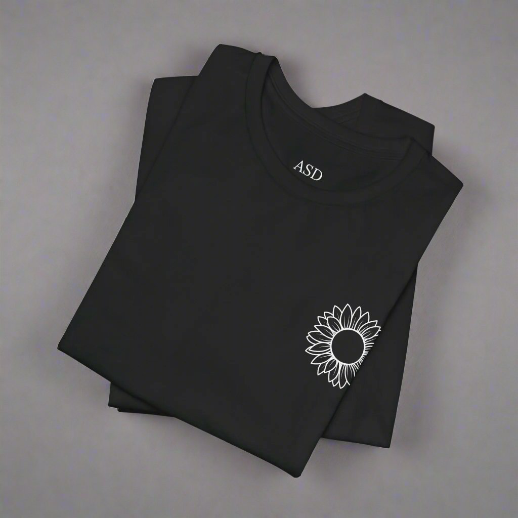 Autism Awareness Sunflower Tee - Sensory-Friendly Comfort