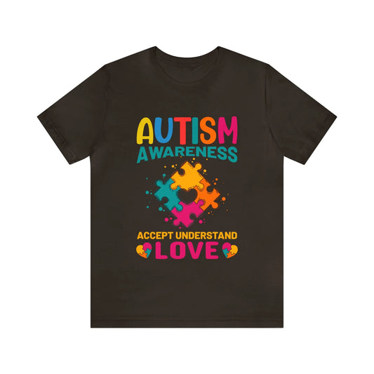 Autism Awareness T-Shirt: Accept Understand Love