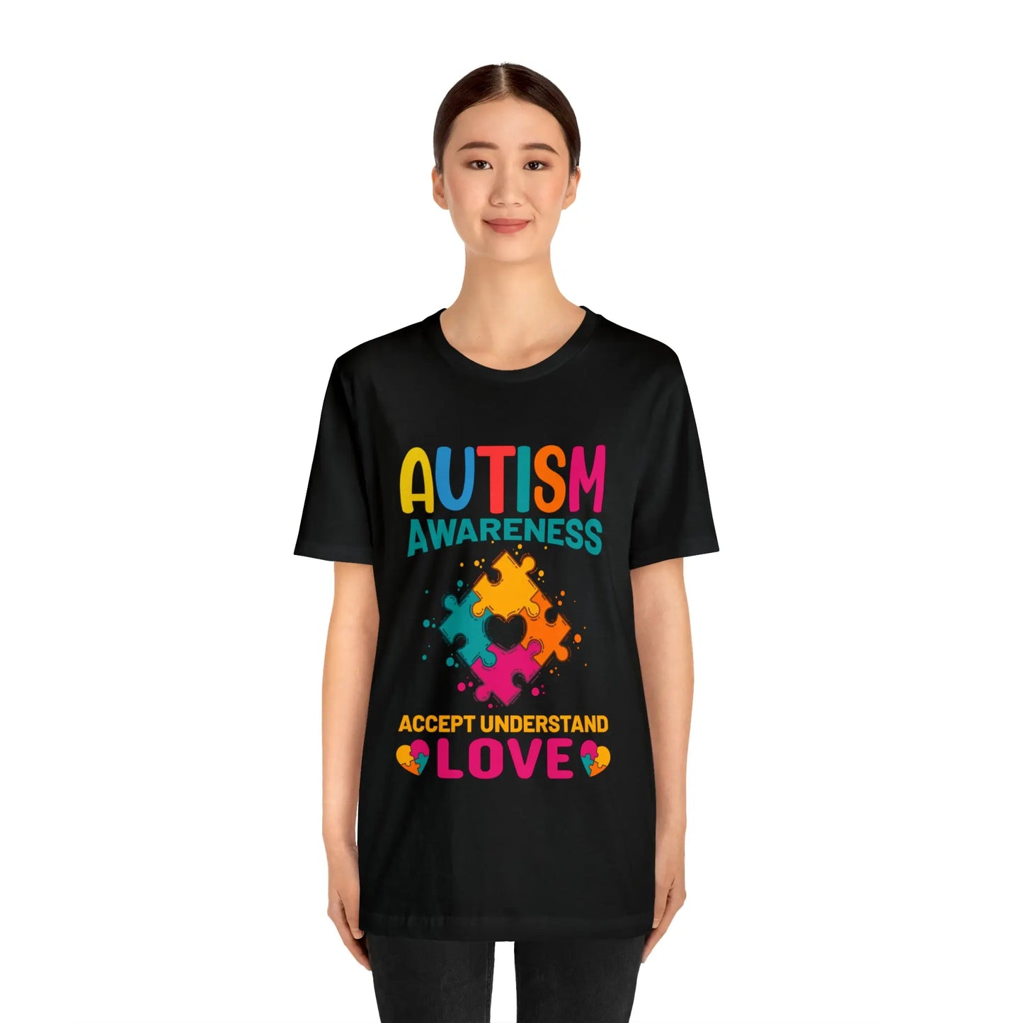 Autism Awareness T-Shirt: Accept Understand Love
