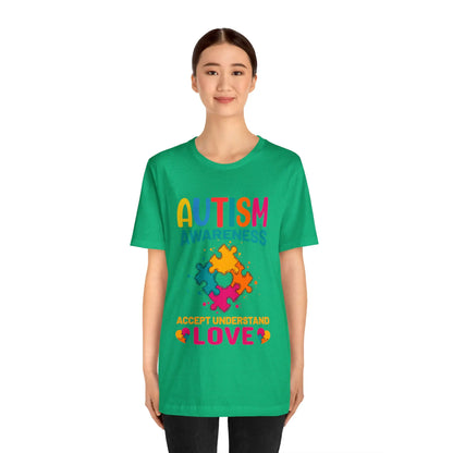 Autism Awareness T-Shirt: Accept Understand Love