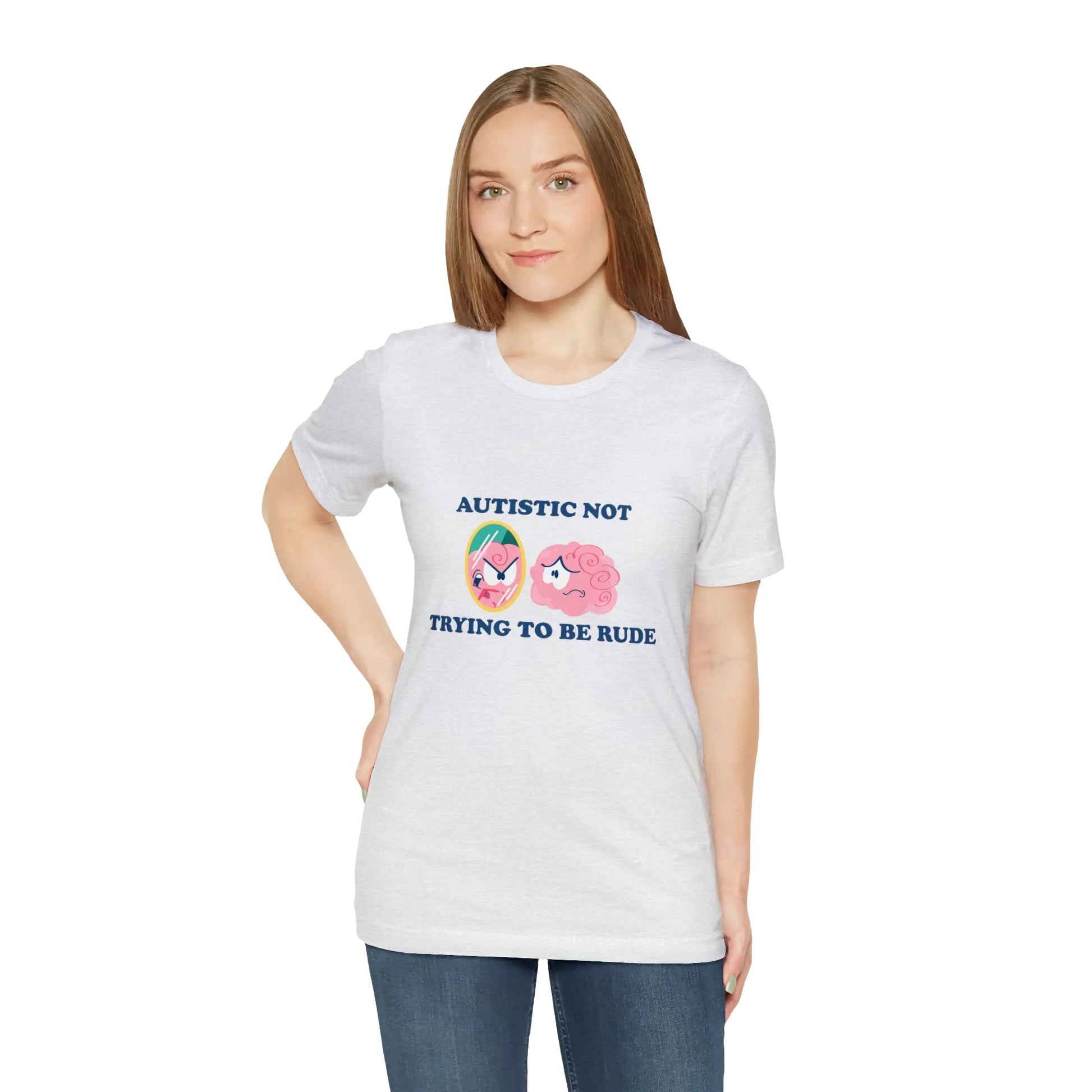 Autistic, Not Trying to be Rude T-Shirt - heyasd.com