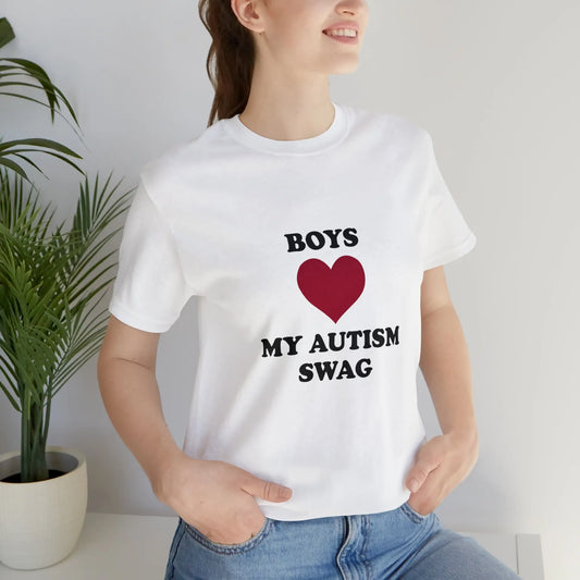 Boys Love My Autism Swag T-Shirt