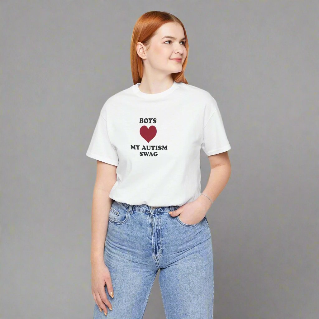 Boys Love My Autism Swag T-Shirt