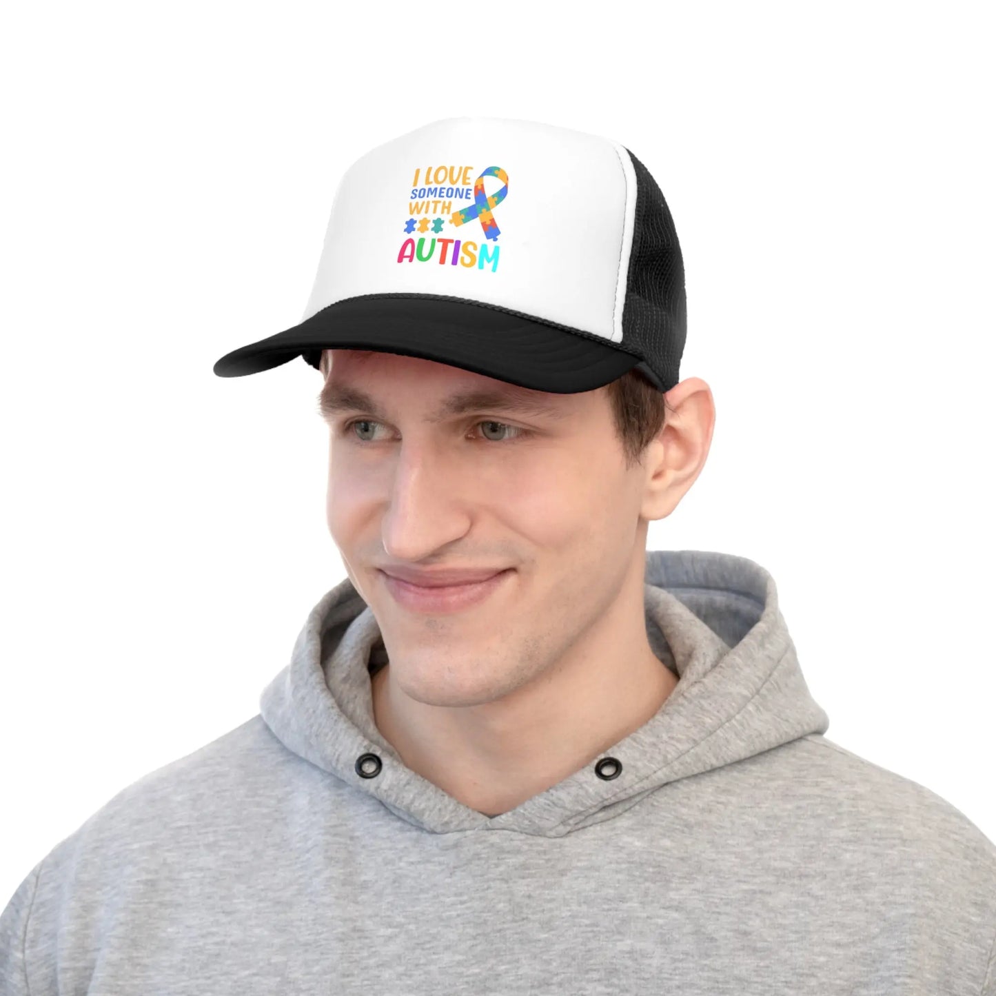 I Love Someone with Autism Hat