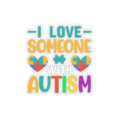 I Love Someone with Autism Sticker