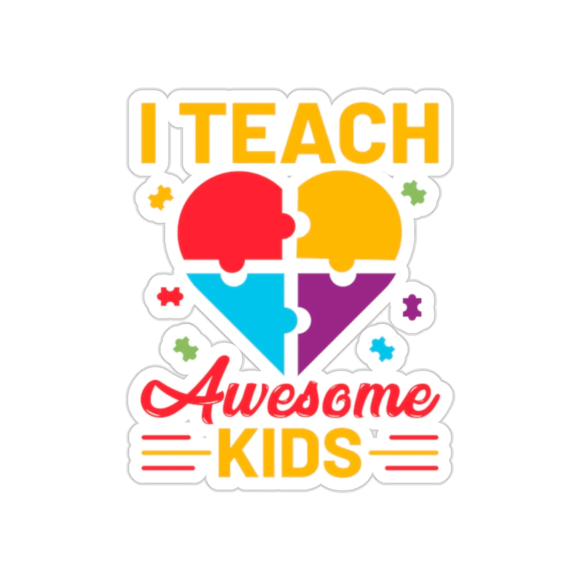 I Teach Awesome Kids Sticker