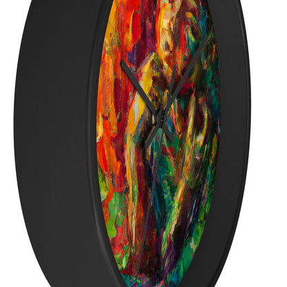PaxBornArtist - Autism-Inspired Wall Clock