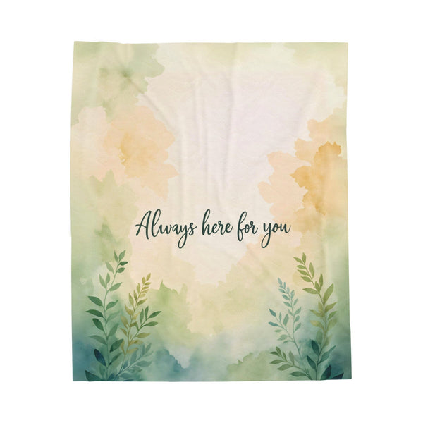 Always Here For You Sensory Blanket 50" × 60"
