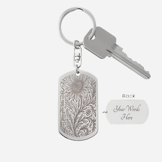 STILL Engraved Tactile Keyring