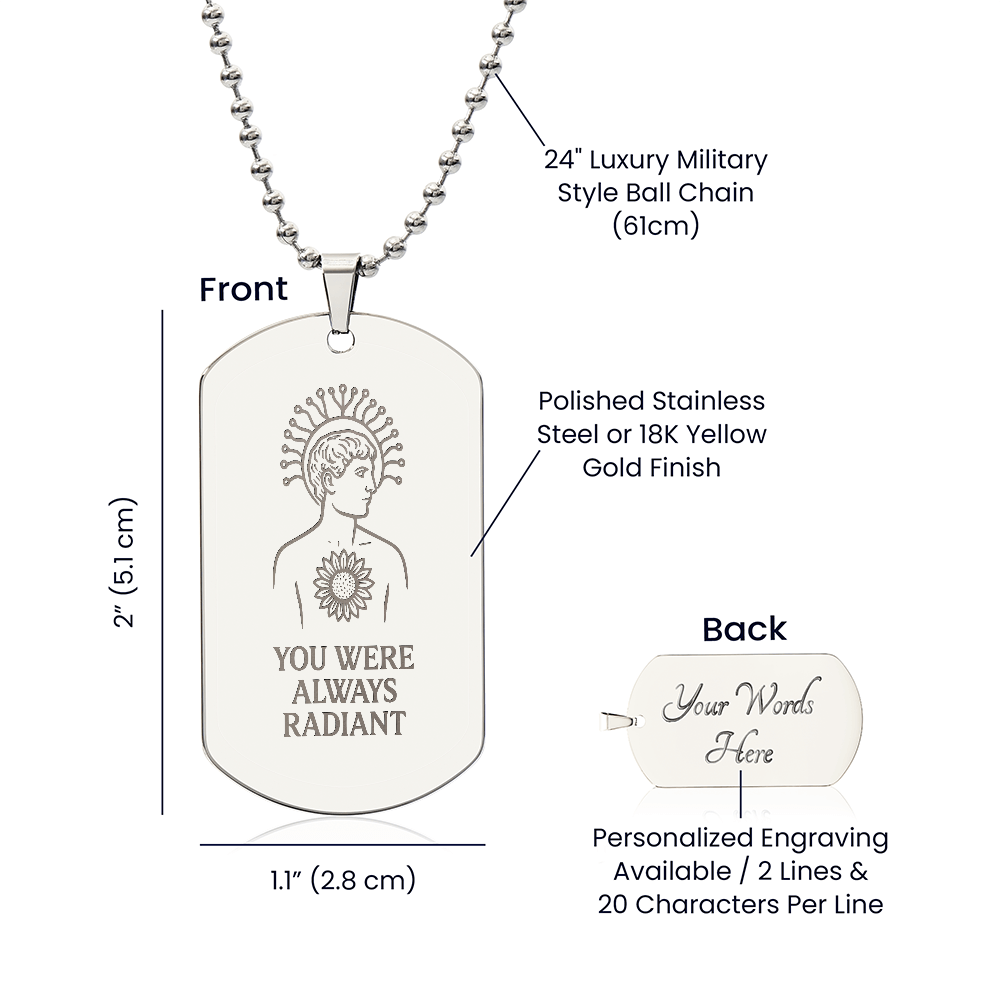You Were Always Radiant – ASD Pendant