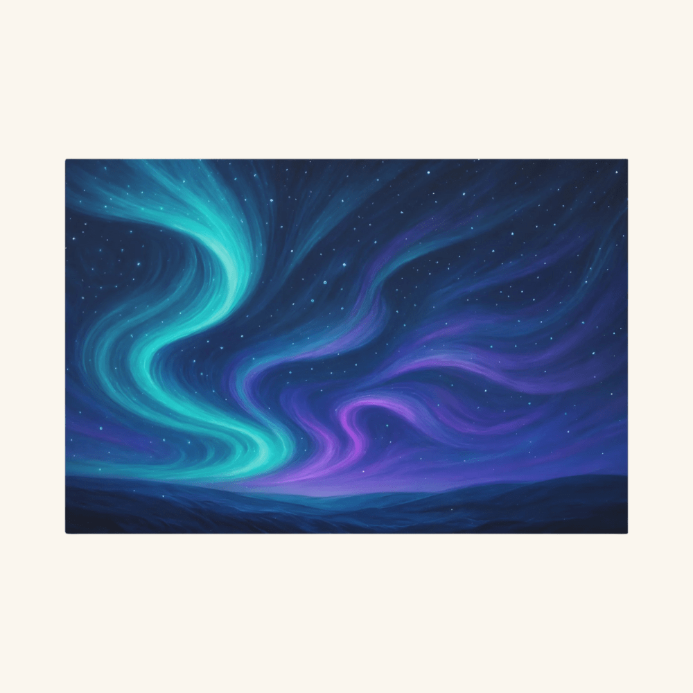 Aurora Within — Autism Canvas Art 48″ x 32″ (Horizontal) / 1.25"