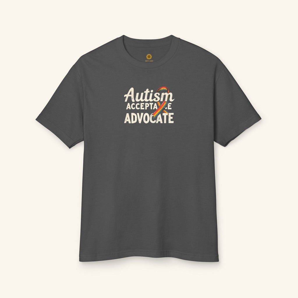 Autism Acceptance Advocate Tee Quiet Stone / S