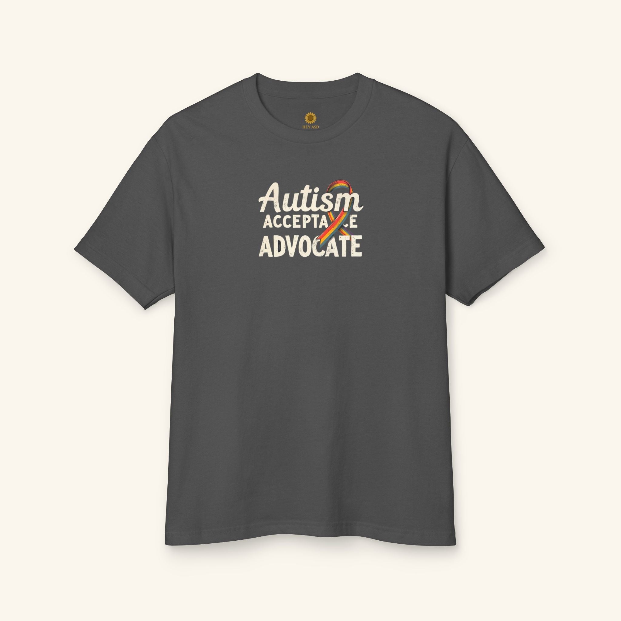 Autism Acceptance Advocate Tee Quiet Stone / S
