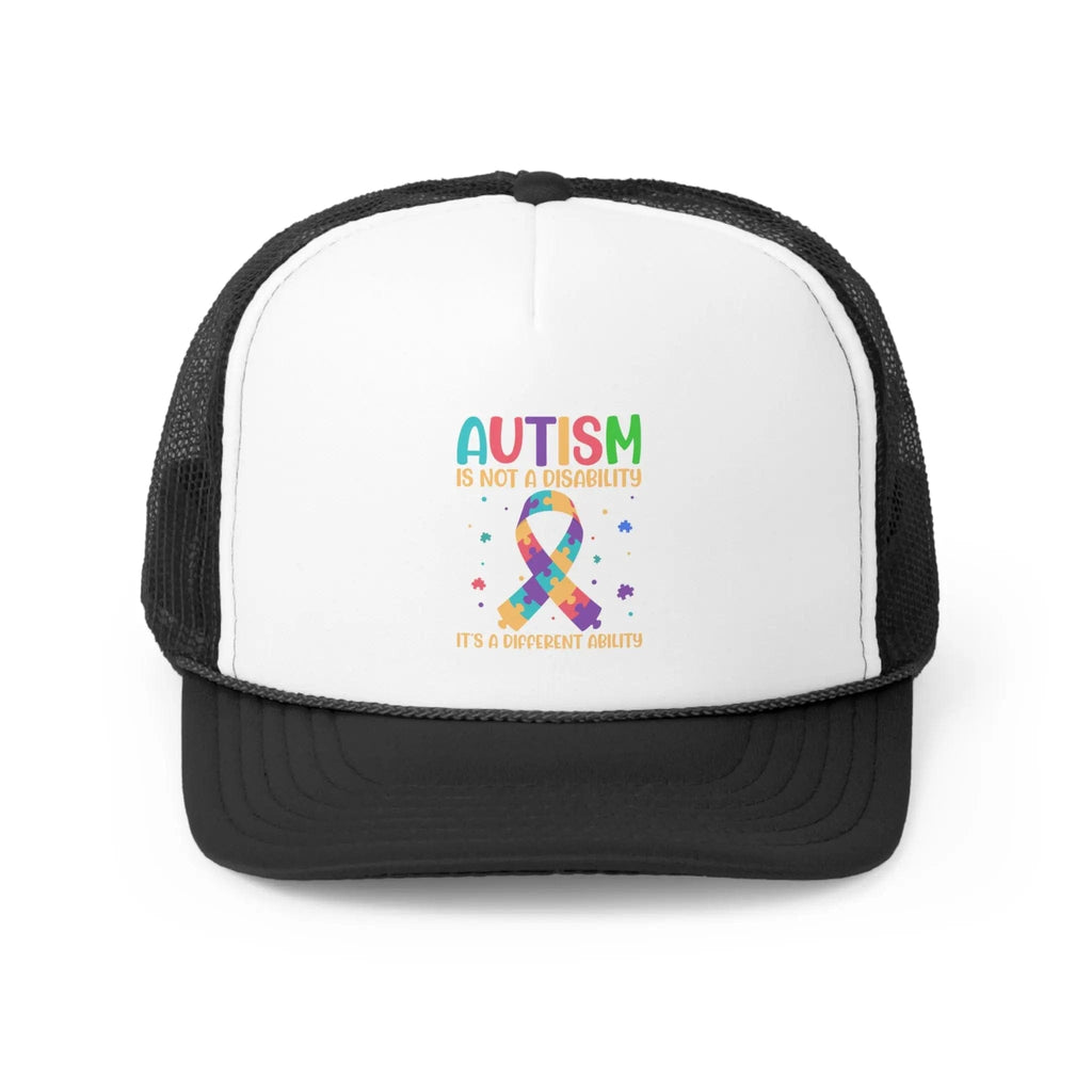Autism Is Not A Disability Hat Black / One size