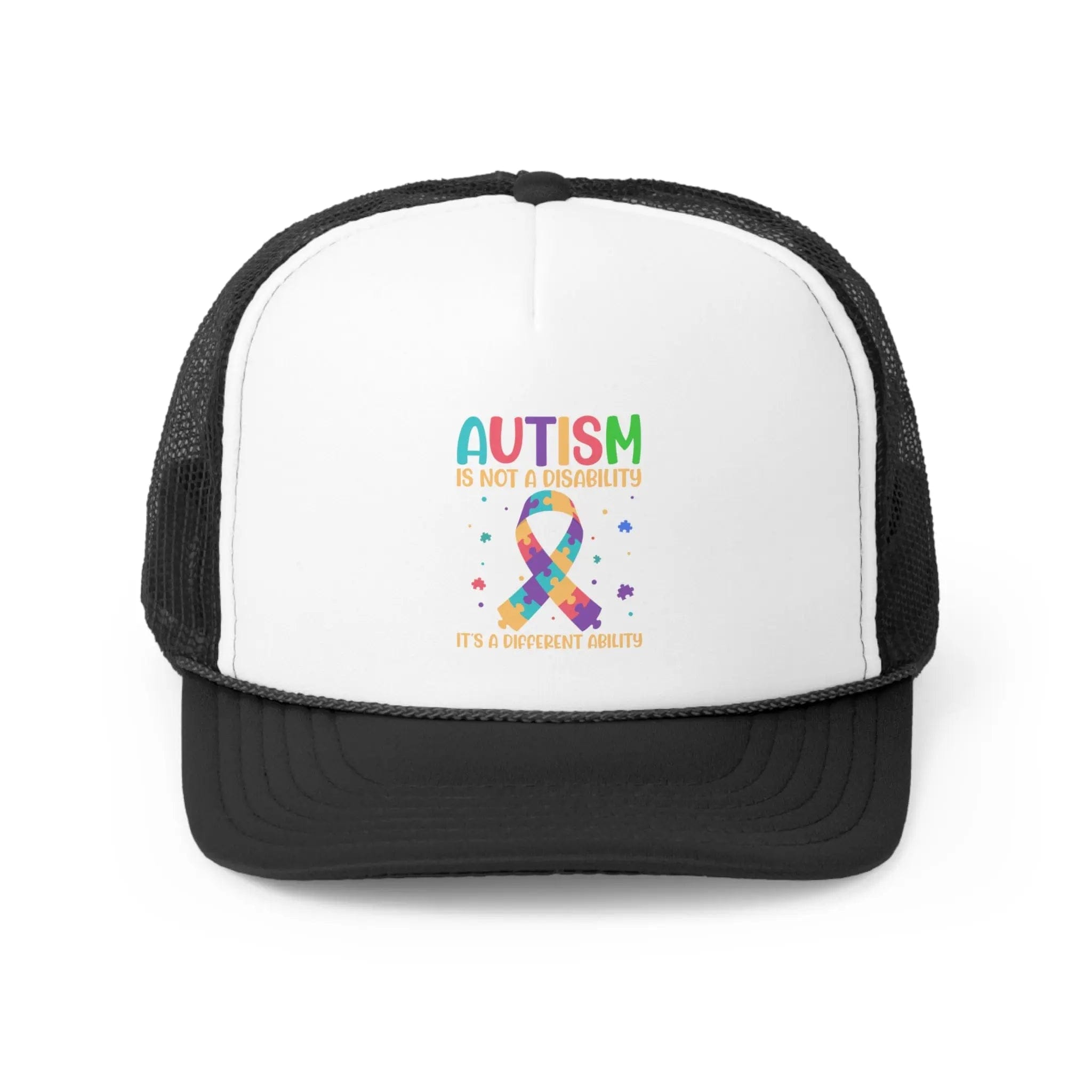 Autism Is Not A Disability Hat Black / One size