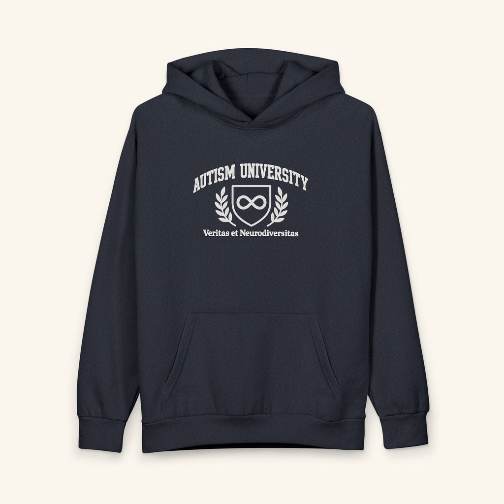 Autism University Hoodie Stillwater Blue / XS