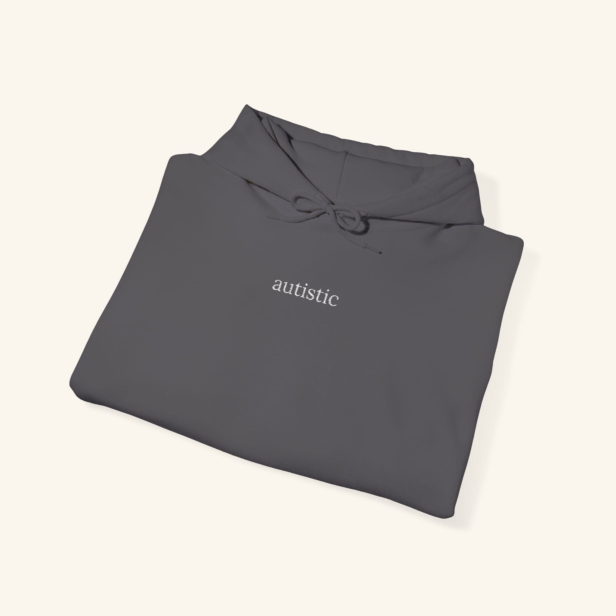 Autistic Embroidered Hoodie - heyasd.com