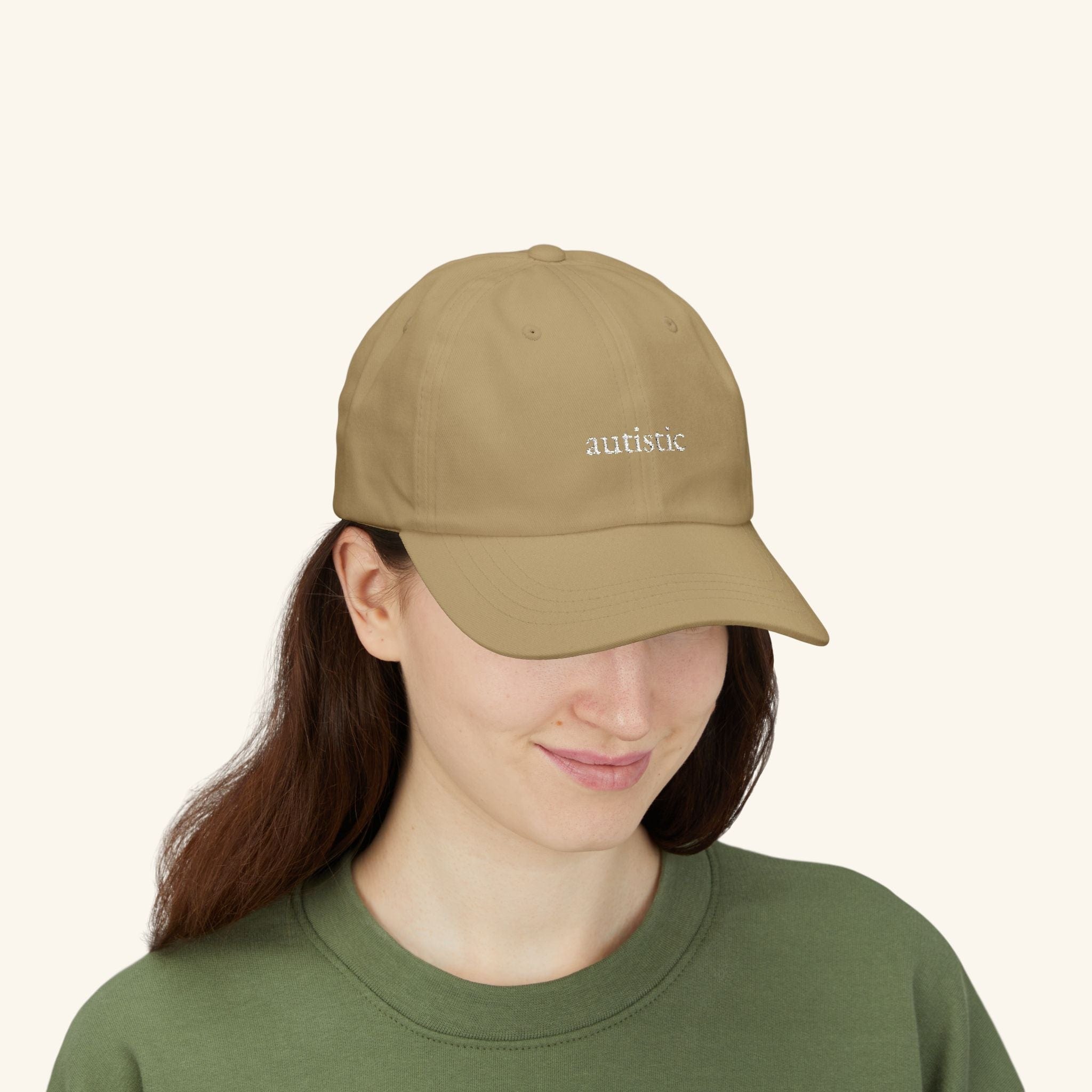 Autistic Hat - Autistic Pride Cap Quiet Stone / One size