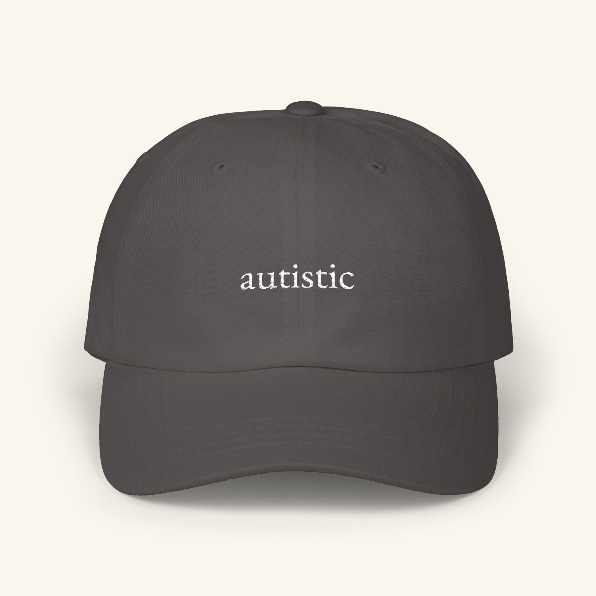Autistic Hat - Autistic Pride Cap Quiet Stone / One size