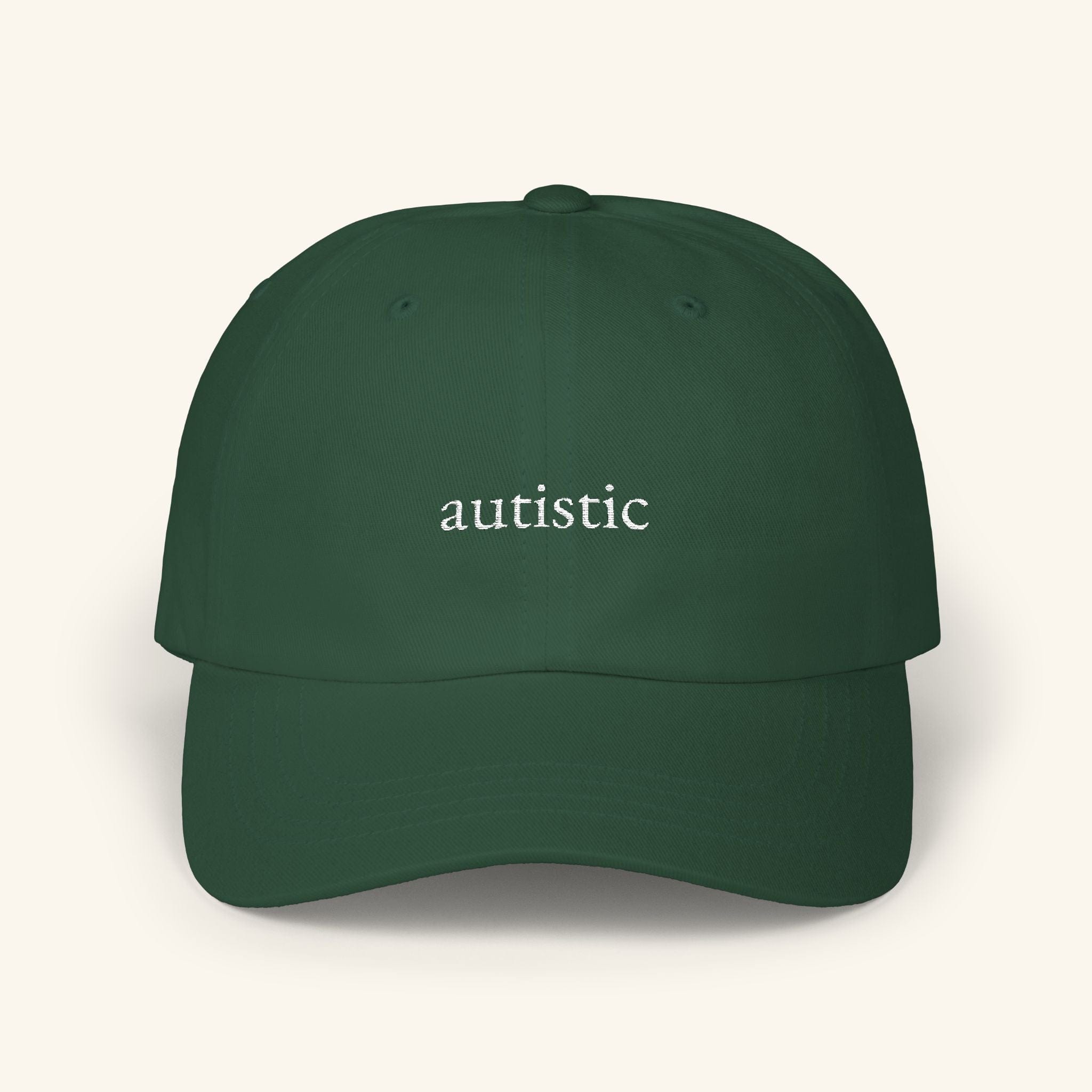 Autistic Hat - Autistic Pride Cap Quiet Stone / One size