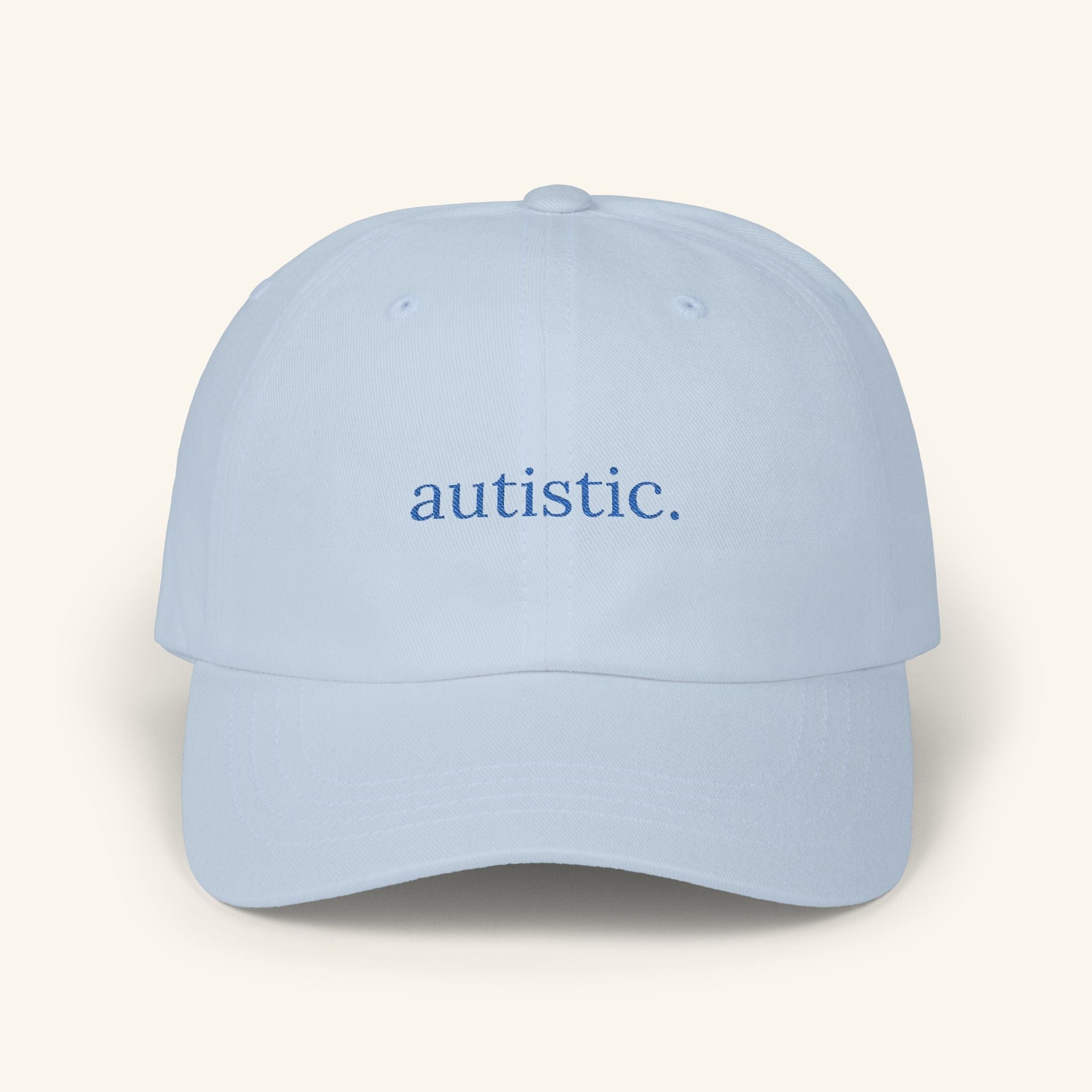 Autistic Hat - Blue Autistic Pride Cap Tranquil Sky / One size