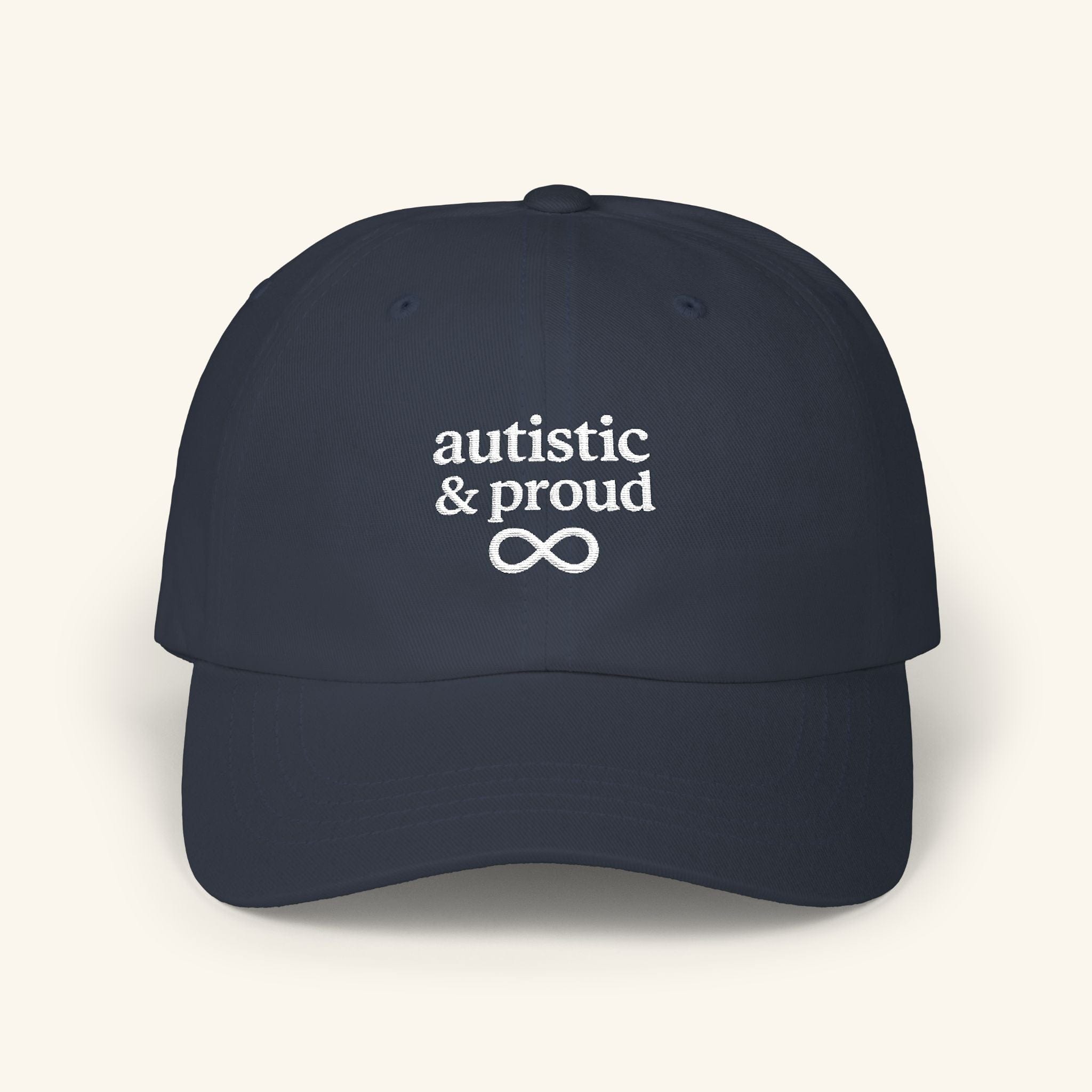 Autistic & Proud Hat for Autistic Adults Stillwater Blue / One size