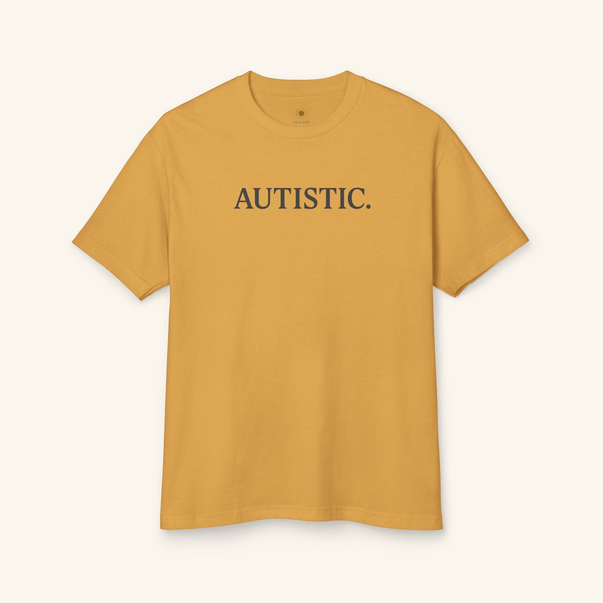 Autistic. - Sensory-Friendly Tee Golden Haze / S