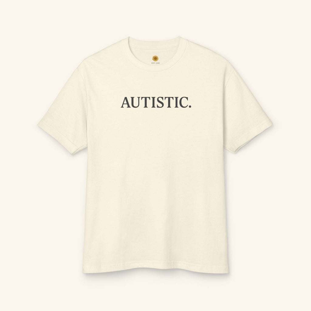 Autistic. - Sensory-Friendly Tee Ivory Calm / S