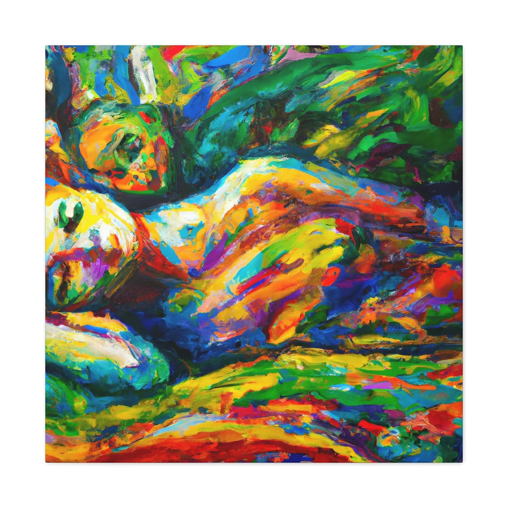 Botticelli - LGBTQ+ Gay Art 30″ x 30″ / Premium Gallery Wraps (1.25″)
