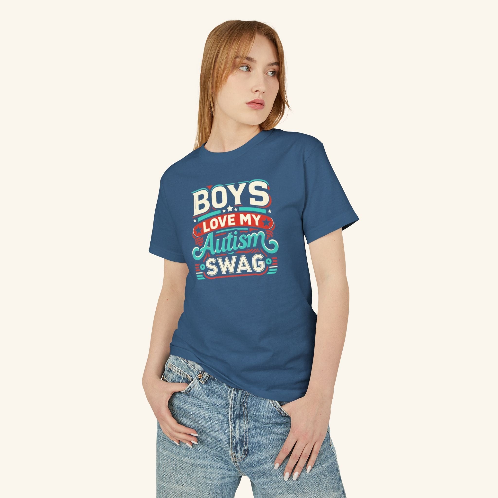 Boys Love My Autism Swag T-Shirt
