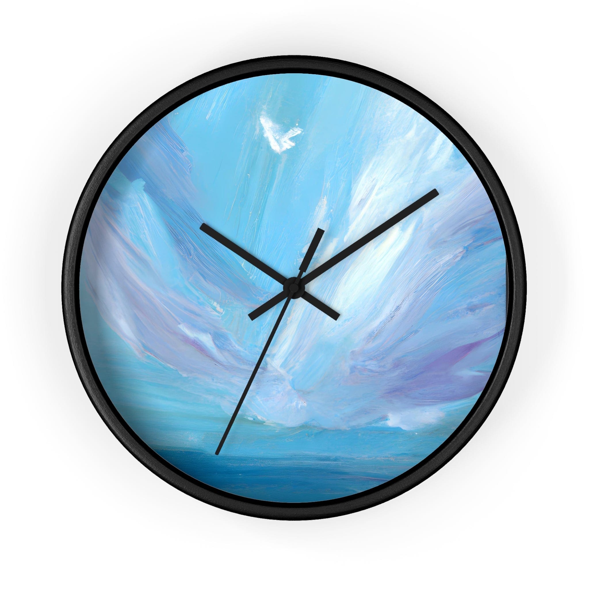 Breezescape — Silent Wall Clock Black / Black / 10"